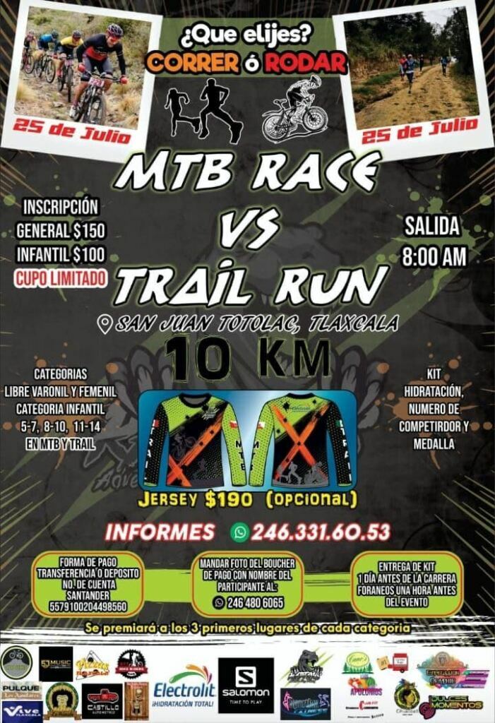 MTB Race vs Trail Run