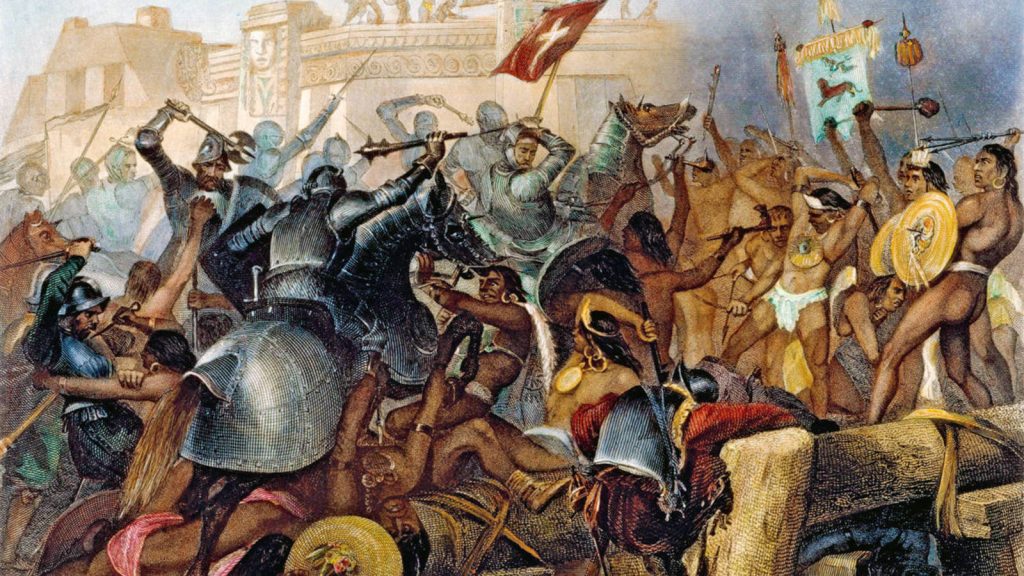 Ilustracion de la Guerra Chichimeca-