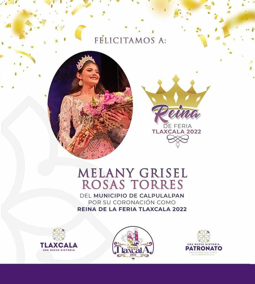 Melany Grisel Rosas Reina de Feria Tlaxcala