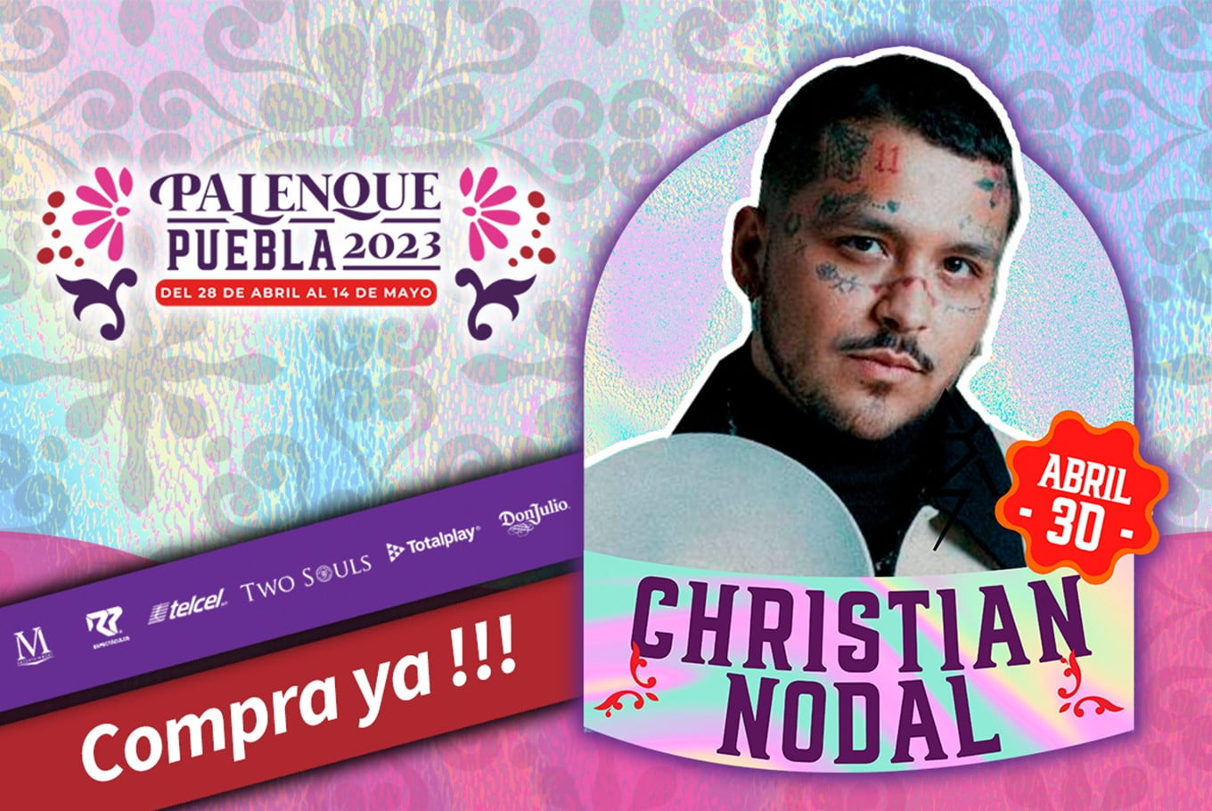 christian nodal puebla2023-