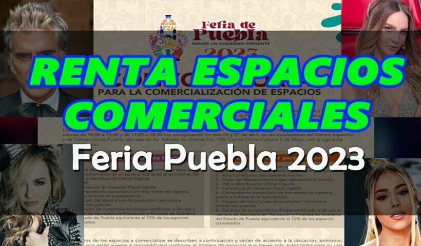 Renta espacios comerciales Feria Puebla 2023