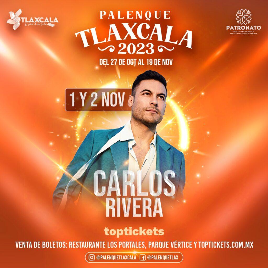 CARLOS RIVERA EN EL PALENQUE TLAXCALA 2023 VENTA DE BOLETOS-