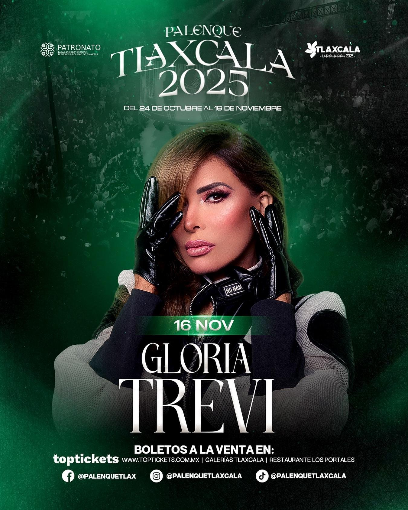 Gloria Trevi Palenque Feria Tlaxcala 2025