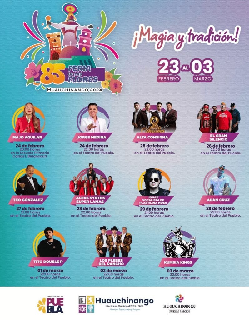 FERIA DE LAS FLORES, FERIA DE HUAUCHINANGO 2024 ! 3 feria de Huauchinango