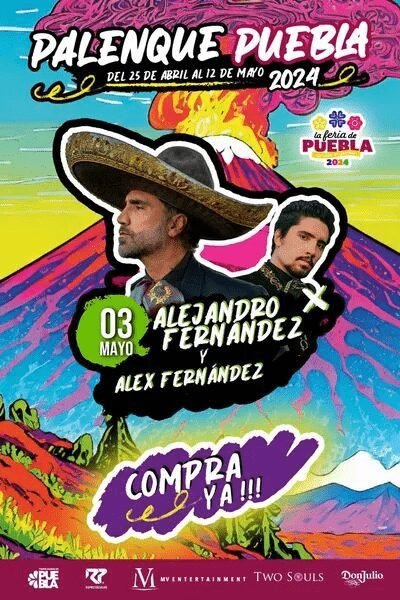 ALEJANDRO Y ALEX FERNANDEZ en el palenque de la feria de puebla 2024 3 Alejandroyalexfernandez