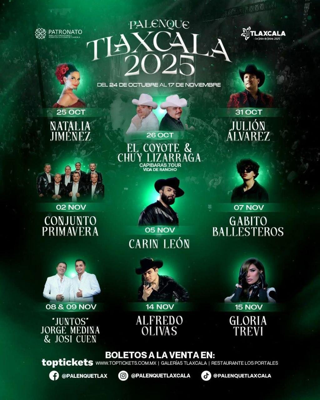 Toptickets [Boletos Palenque Feria Tlaxcala] 2025