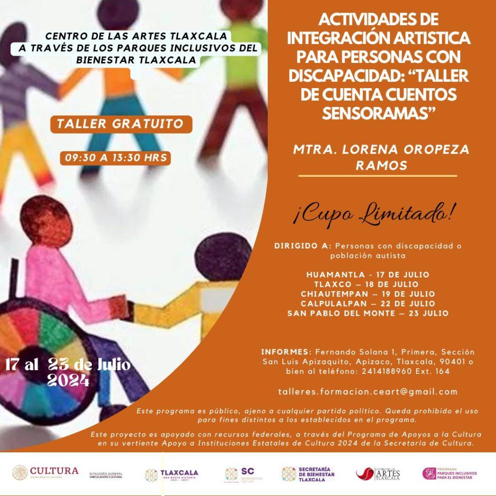 Talleres de Verano en el Centro de las Artes Tlaxcala 2 ceartlax activintegracionjul2024 1024x1024 1-