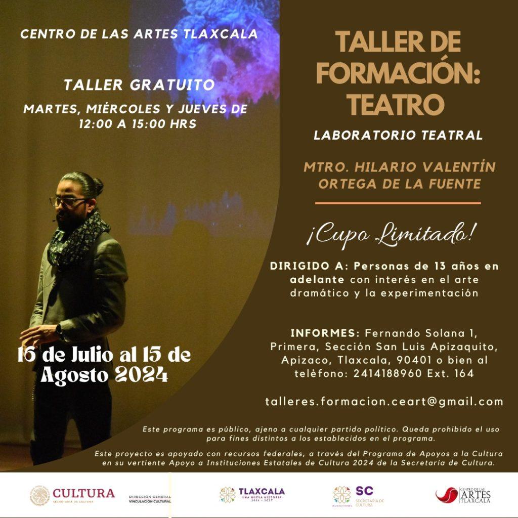 Talleres de Verano en el Centro de las Artes Tlaxcala 11 ceartlax tallerteatrojul2024 1024x1024 1-