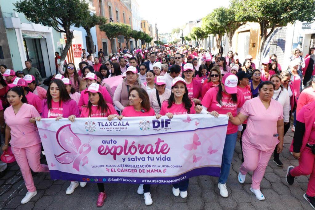 Caminata Rosa en contra del Cáncer de Mama. 2 cáncer de mama