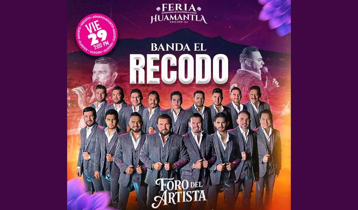 Banda el Recodo en Feria Huamantla 2025