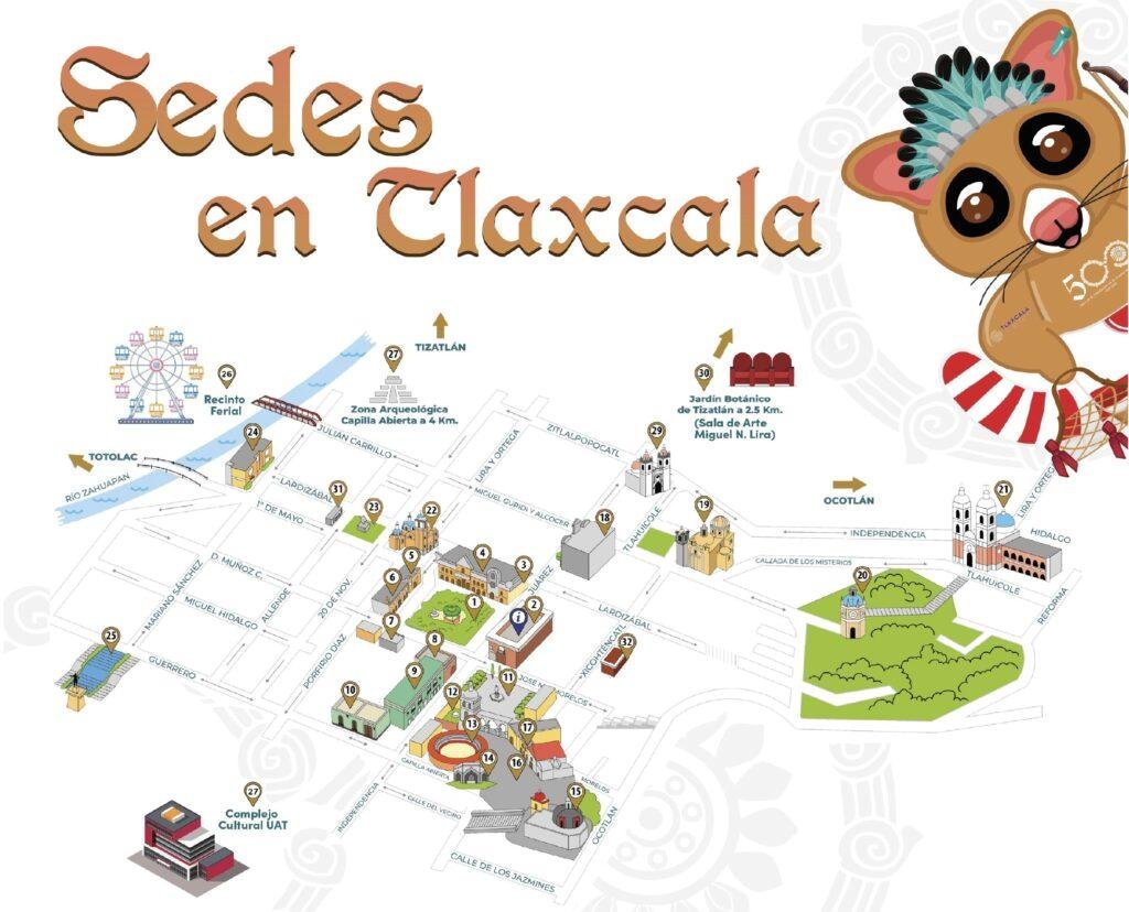 Cartelera 500 años de la Fundación de Tlaxcala