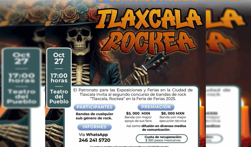 2do Concurso Musical Tlaxcala Rockea 2025