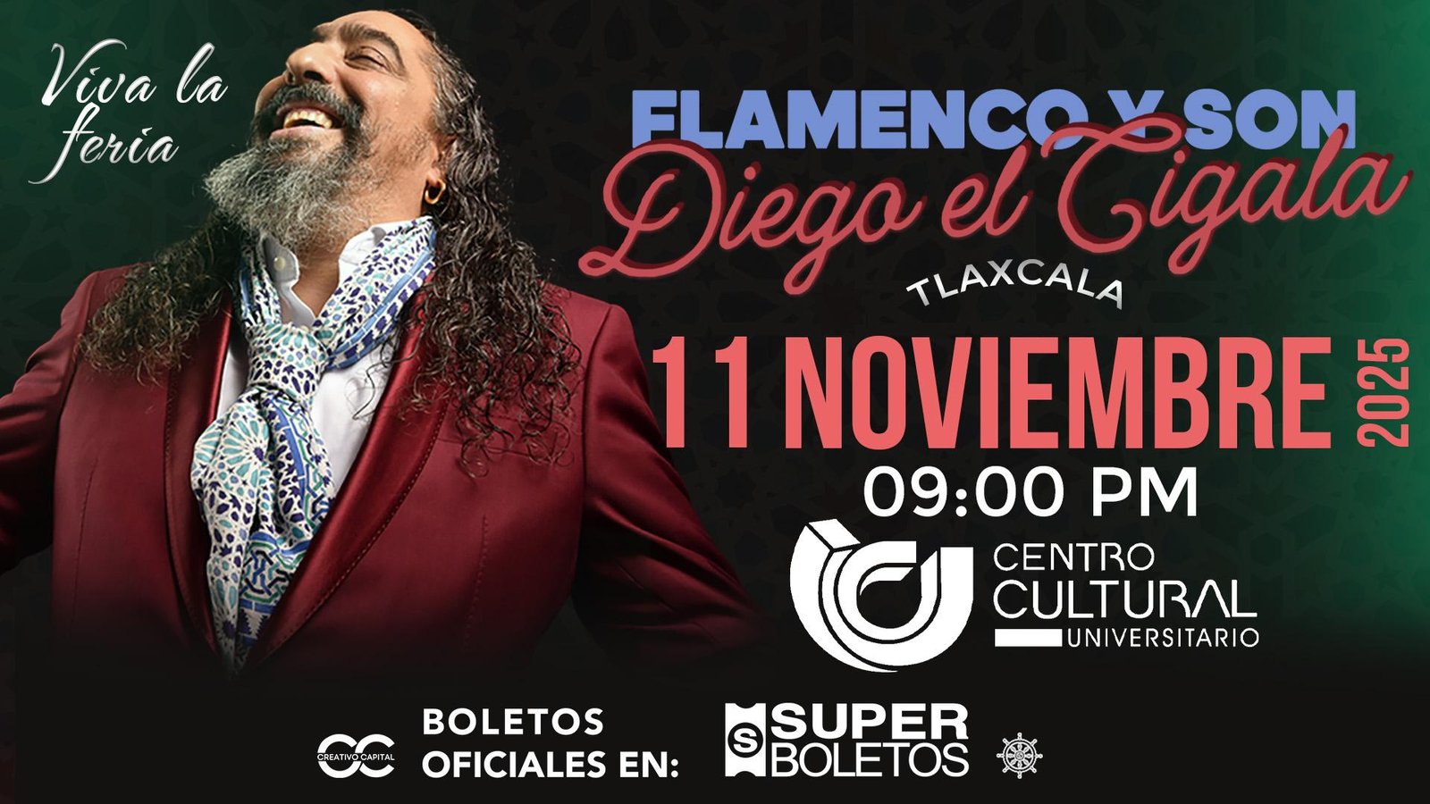 Diego el Cigala en Tlaxcala