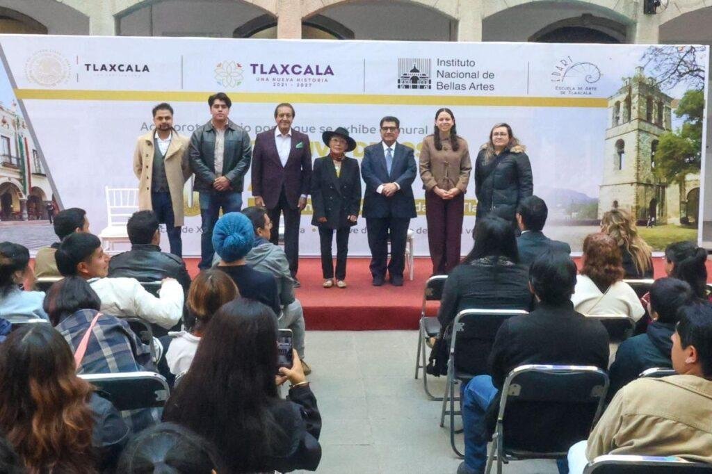 Homenaje a Tlaxcala con Mural “Gloria y Grandeza de México”