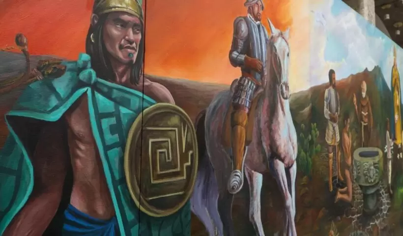 Homenaje a Tlaxcala con Mural “Gloria y Grandeza de México”