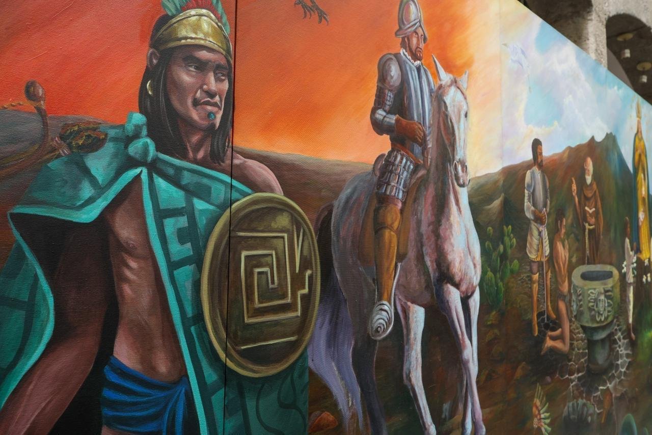 Homenaje a Tlaxcala con Mural “Gloria y Grandeza de México”