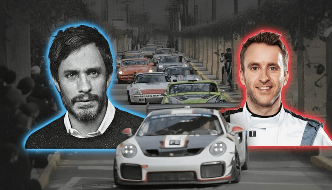 Gael García Bernal y Timo Bernhard en la Carrera Panamericana 2025 1 Gael García Bernal y Timo Bernhard en la Carrera Panamericana 2025