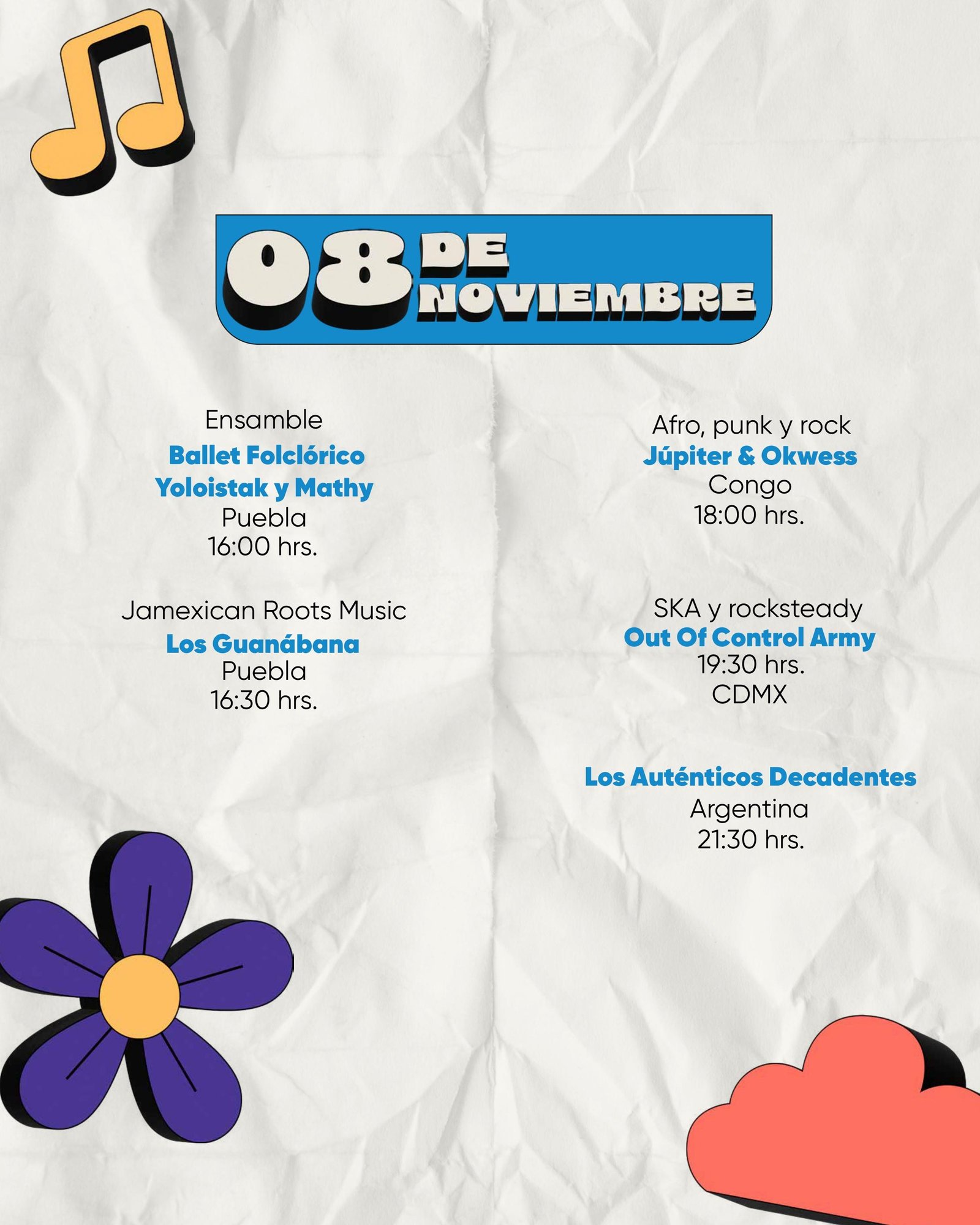 Festival Internacional de Puebla 2025 Cartelera