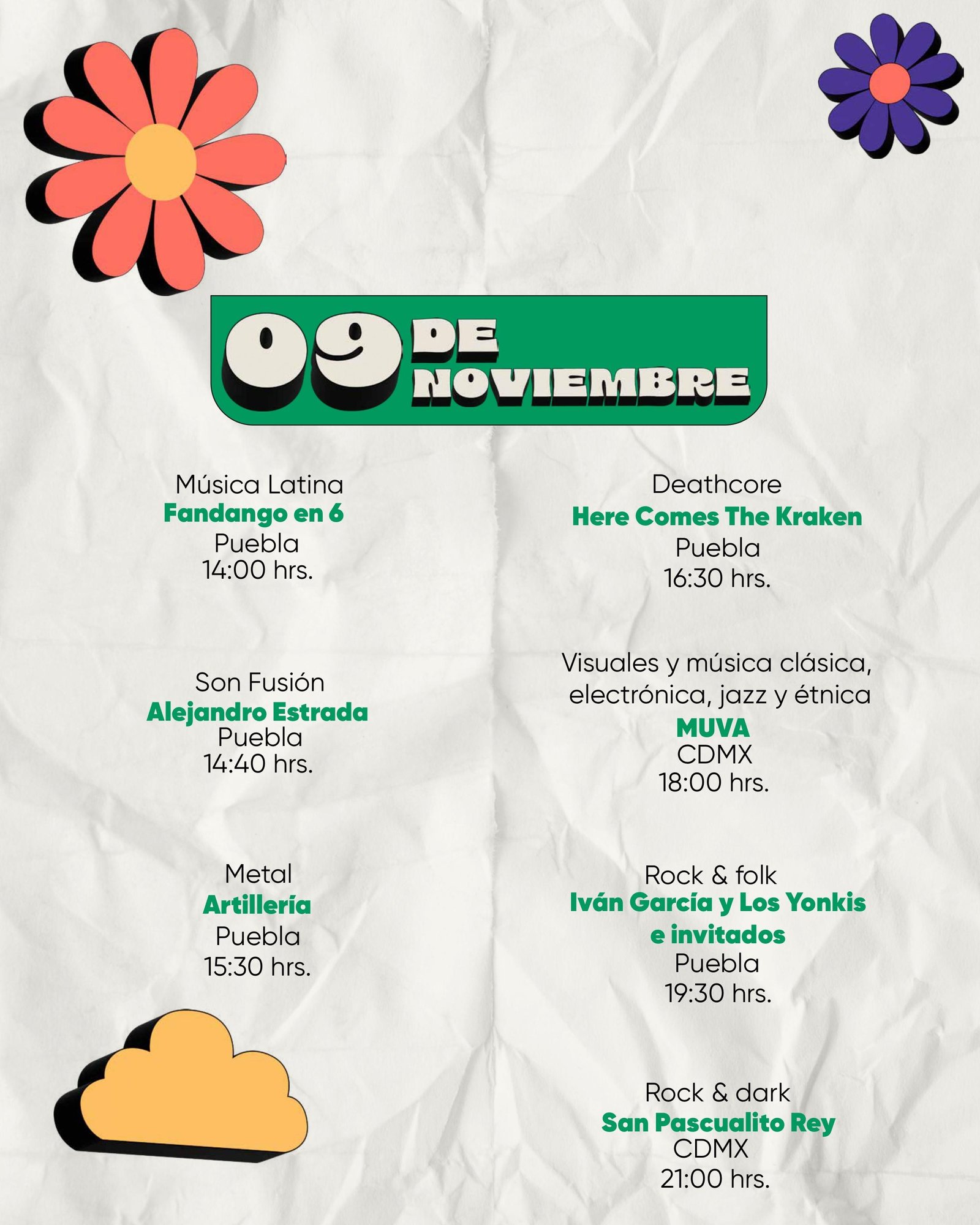 Festival Internacional de Puebla 2025 Cartelera