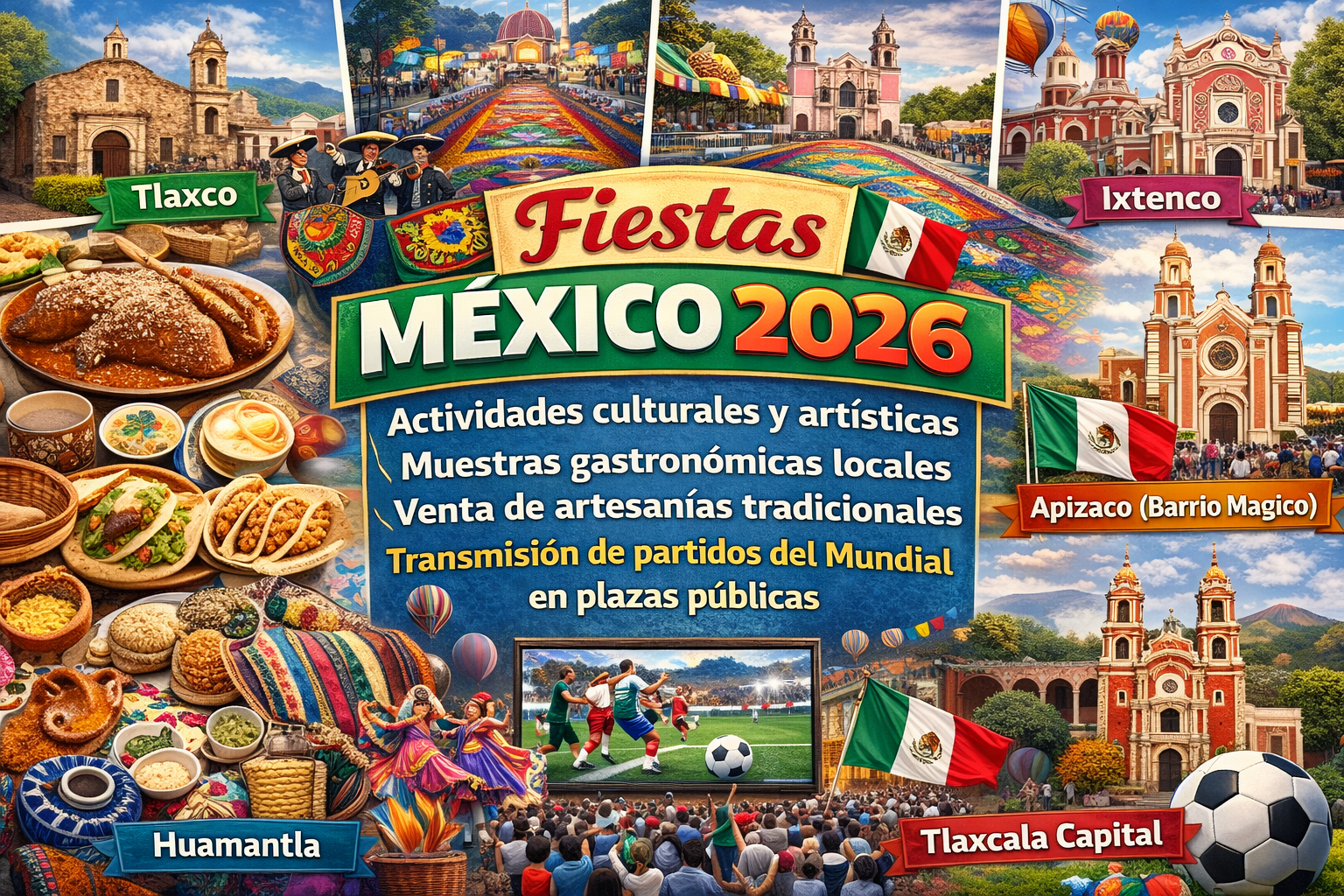Eventos en Tlaxcala Mundial México 2026