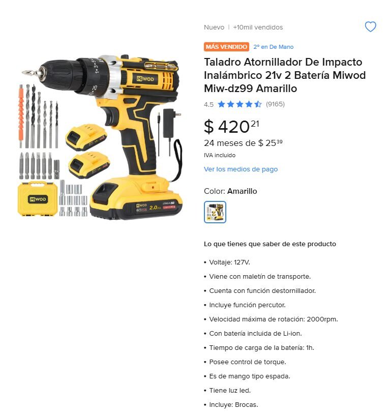Mercado Libre Tlaxcala Paquetería: promociones por menos de $500 que no te puedes perder 4 Mercado Libre Tlaxcala Paquetería
