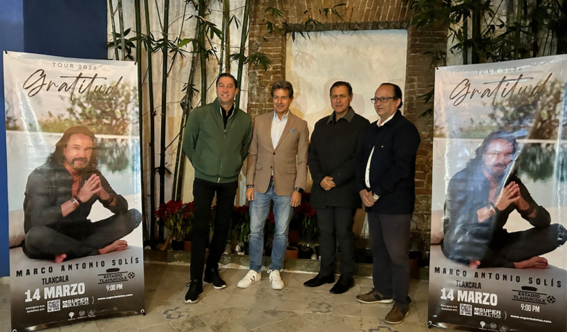 Marco Antonio Solís El Buki en Tlaxcala