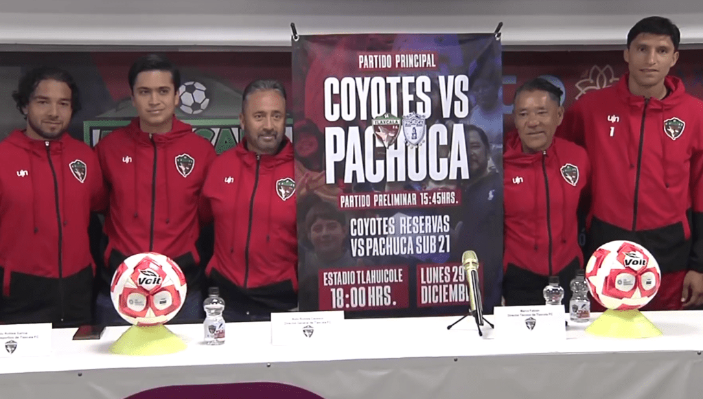 Coyotes FC VS Pachuca tendrán partido amistoso rumbo al próximo torneo