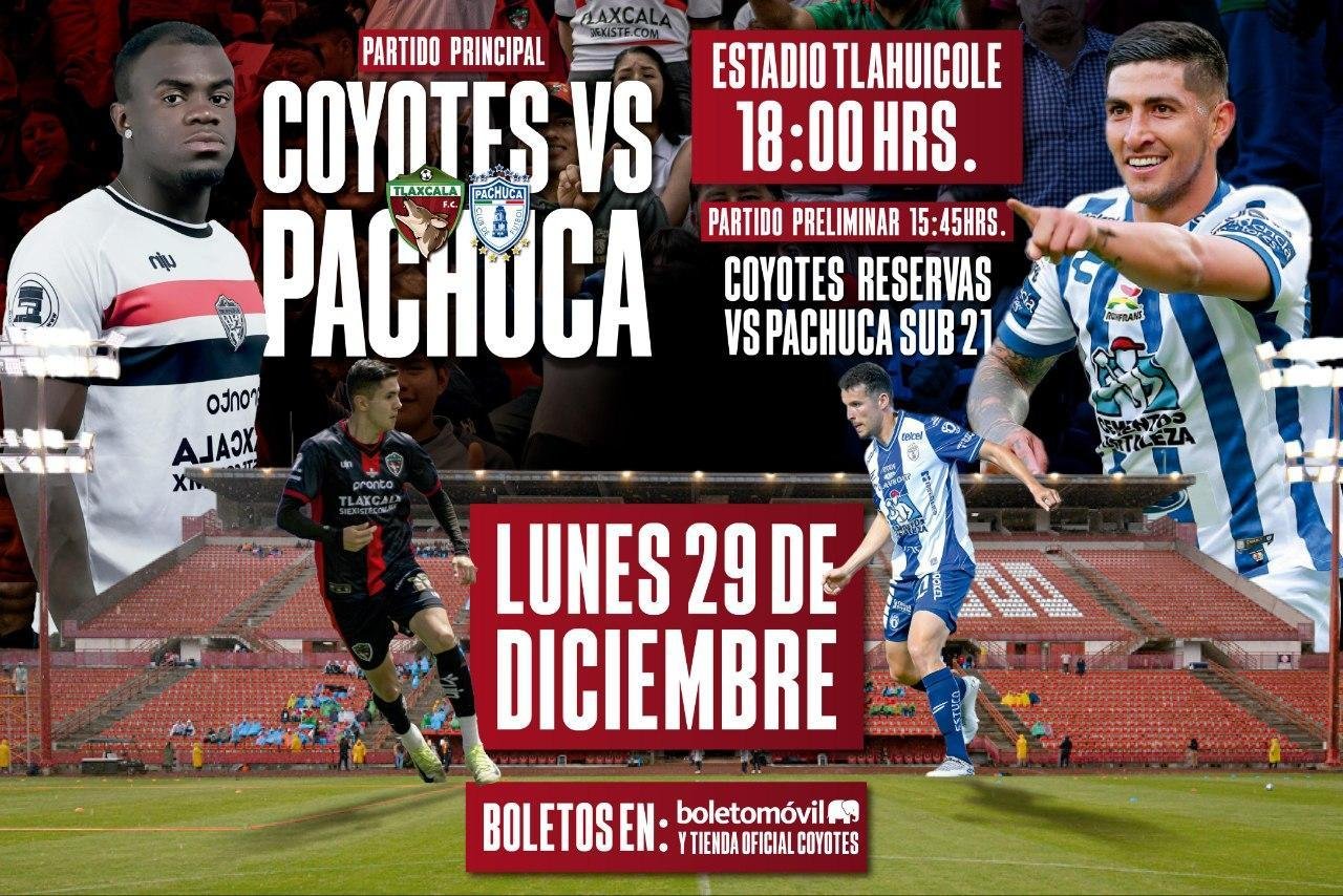 Coyotes FC VS Pachuca tendrán partido amistoso rumbo al próximo torneo