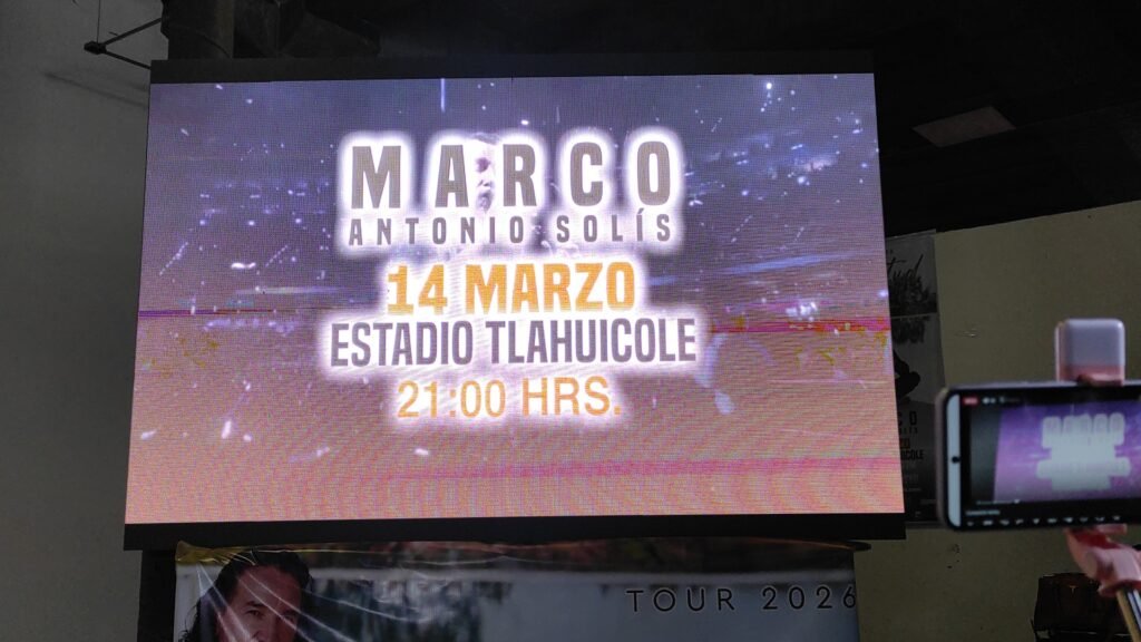 Concierto de Marco Antonio Solís en Tlaxcala