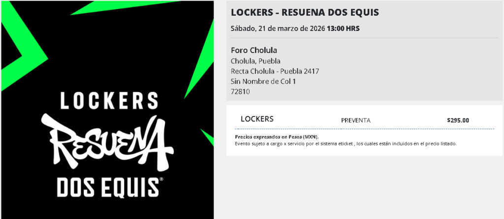 Resuena Dos Equis en Puebla