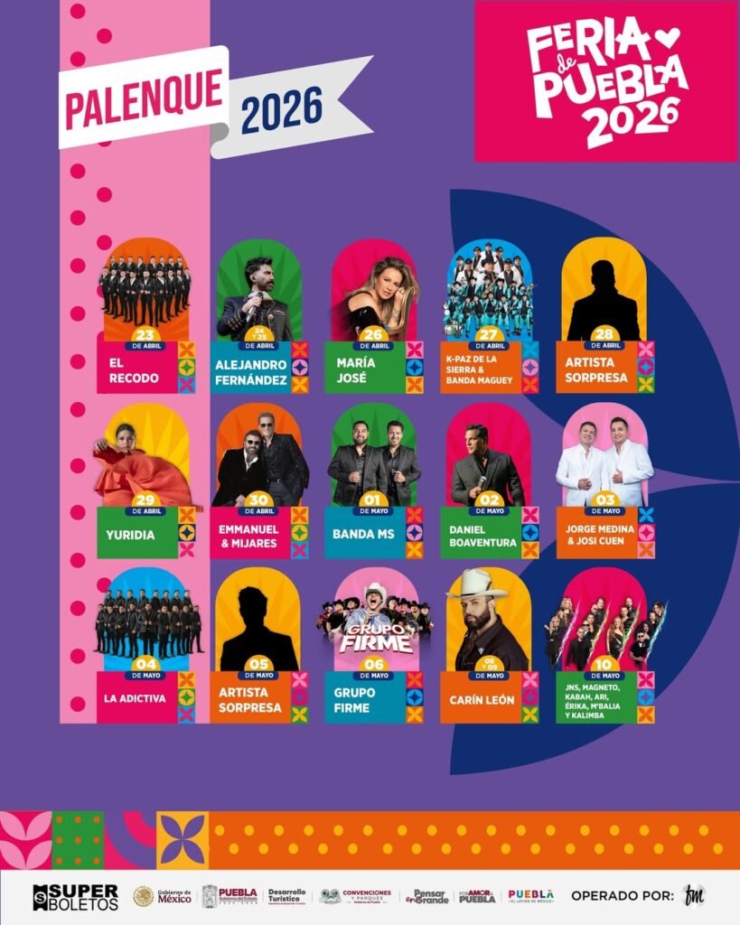 El Recodo en el Palenque Puebla 2026 Boletos