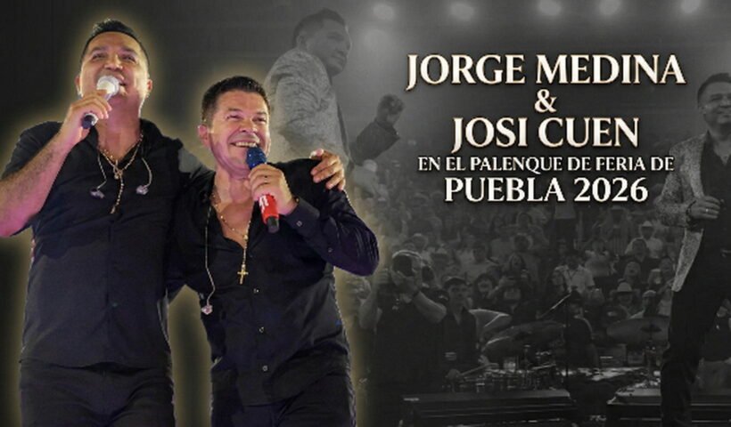 Jorge Medina y Josi Cuen en el Palenque de la Feria de Puebla 2026