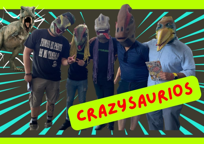 Crazysaurios en el Jardín Botánico