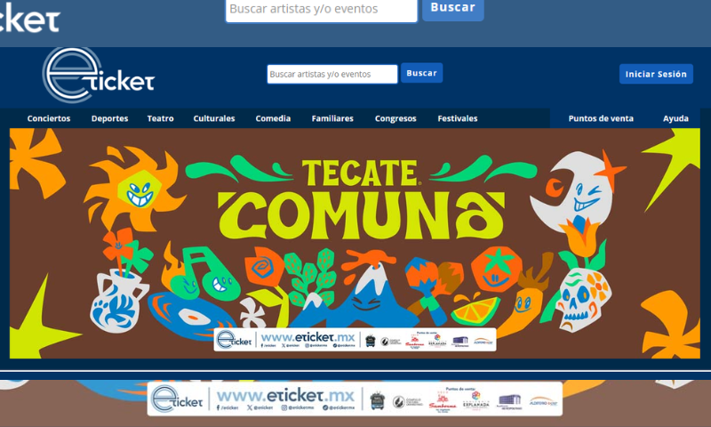 eTicket Boletos Tecate Comuna 2026
