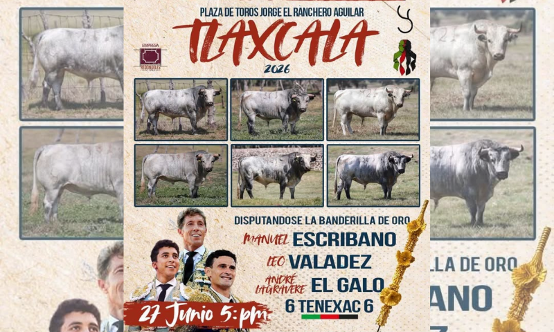 Tlaxcala programa corrida taurina de los 500 años