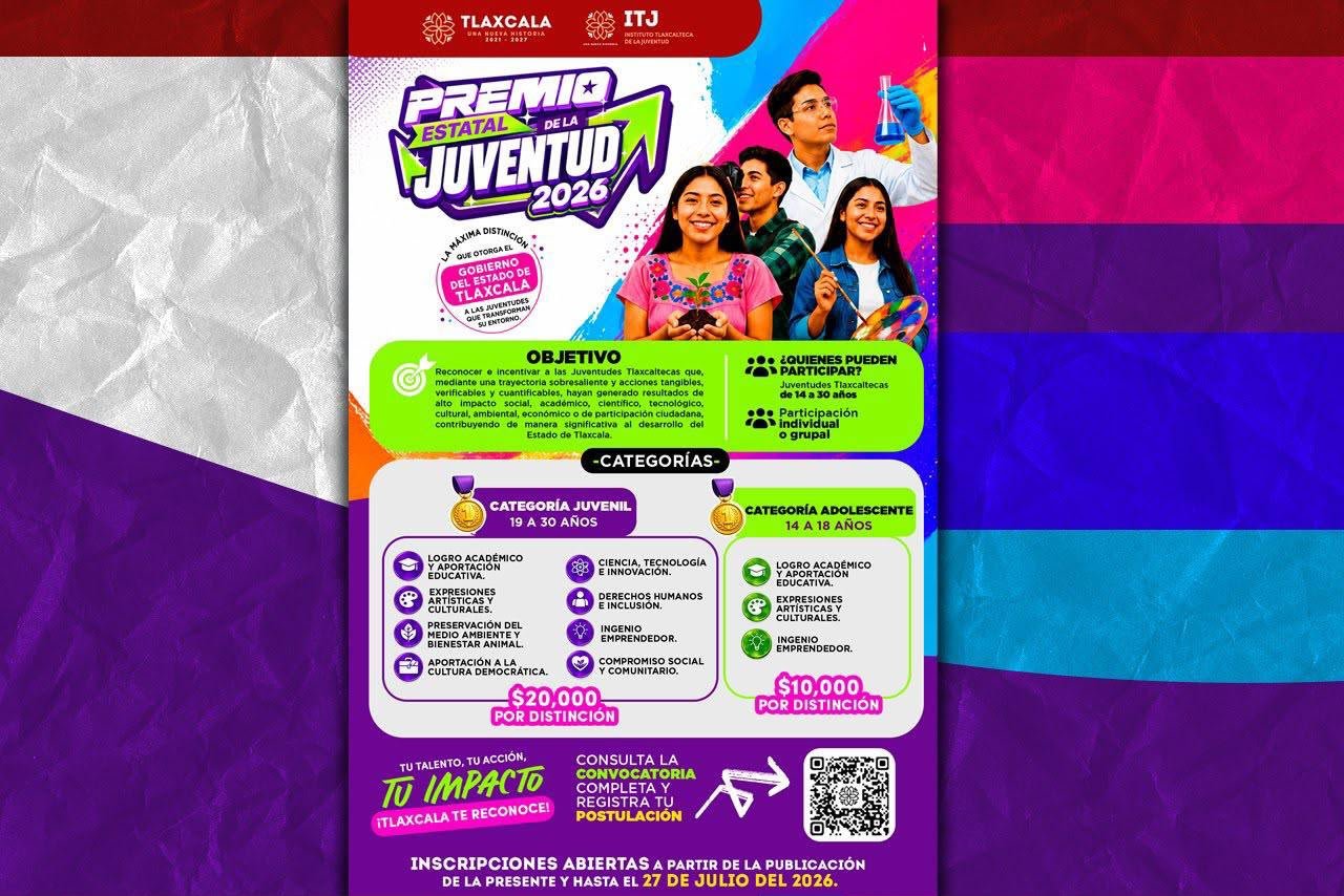 ⏳ Gana hasta $20 mil pesos en el Premio Estatal de la Juventud Tlaxcala 2026 1 IMG 20260723 WA0011-